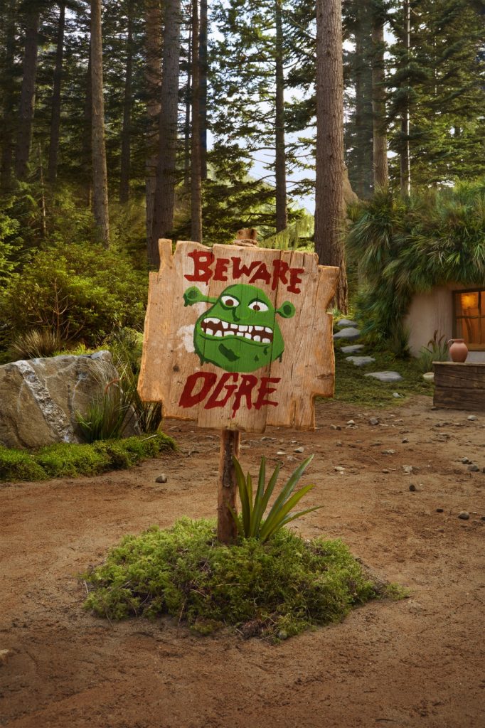 Ogre signs set up around the swamp