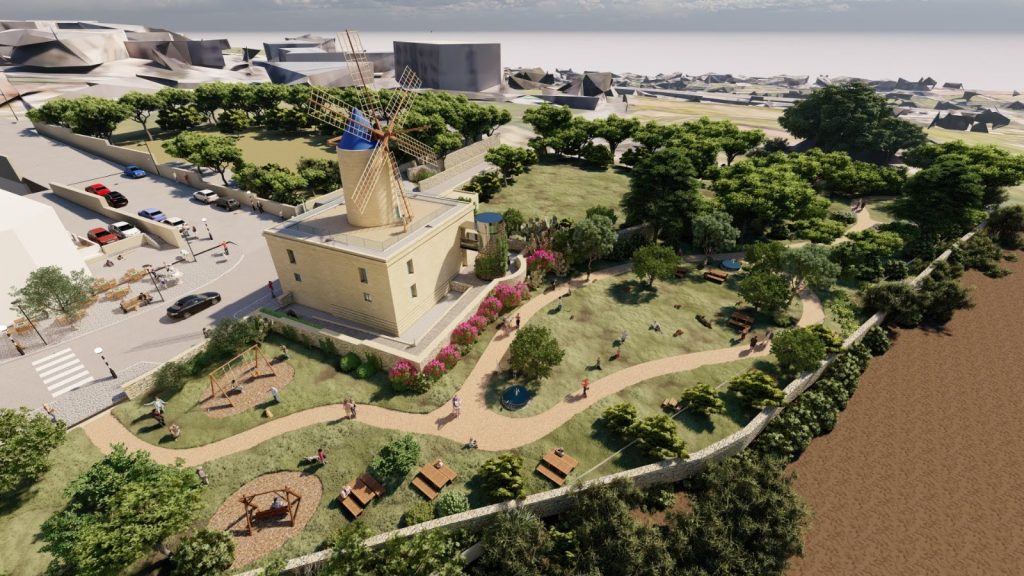 doric studio naxxar windmill restoration