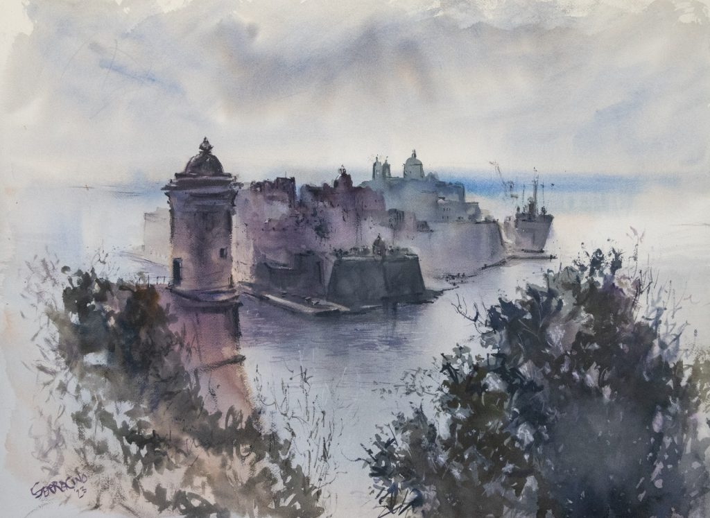 'Across the Harbour’ by Carmel Serracino