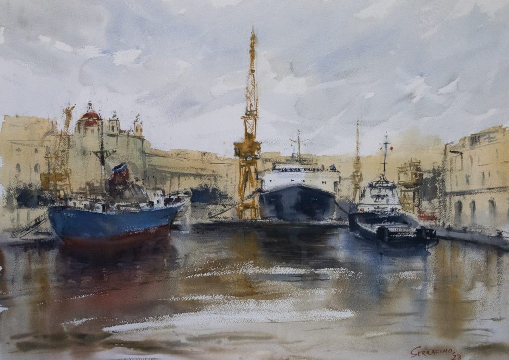 'Across the Harbour’ by Carmel Serracino