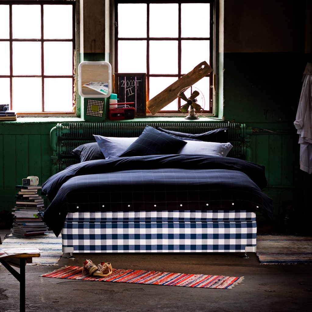 Hästens fabric design available from Form Showroom Malta