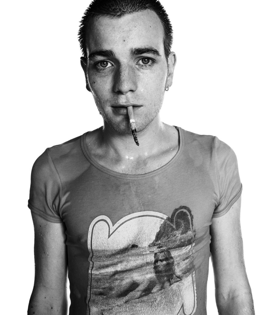 Ewan McGregor photographed for Trainspotting