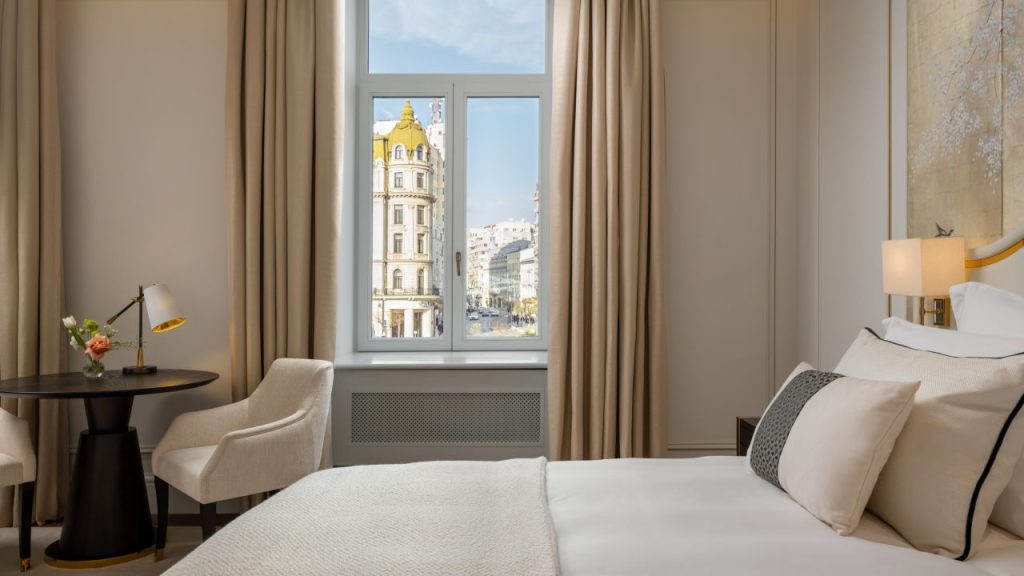 Corinthia Bucharest hotel room interior