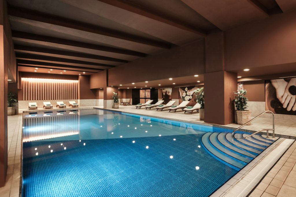 Indoor pool at InterContinental Malta