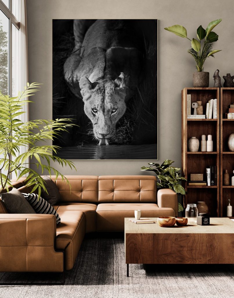 Wildlife photography as wall art