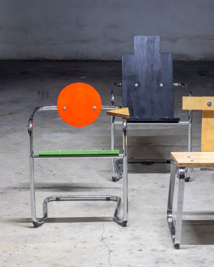 chair designs by Anna Horvath for Is Siggijiet theatre production in Malta