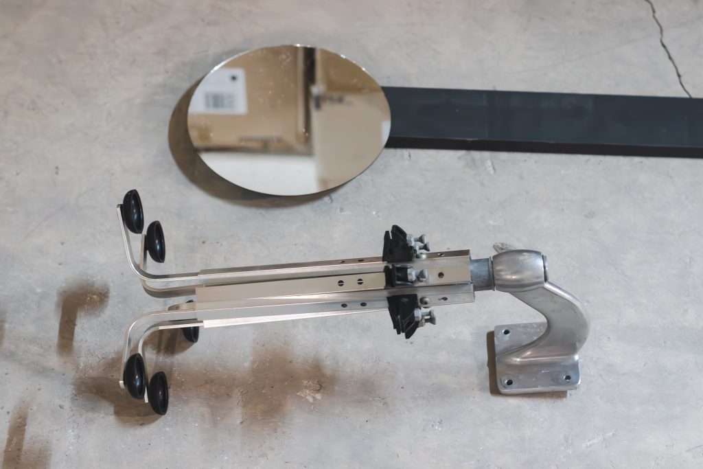 Chrome artefacts collected for the chairs