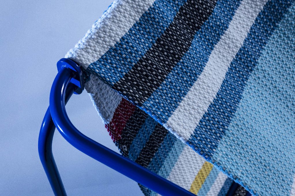 Chair inspired by Maltese weaving
