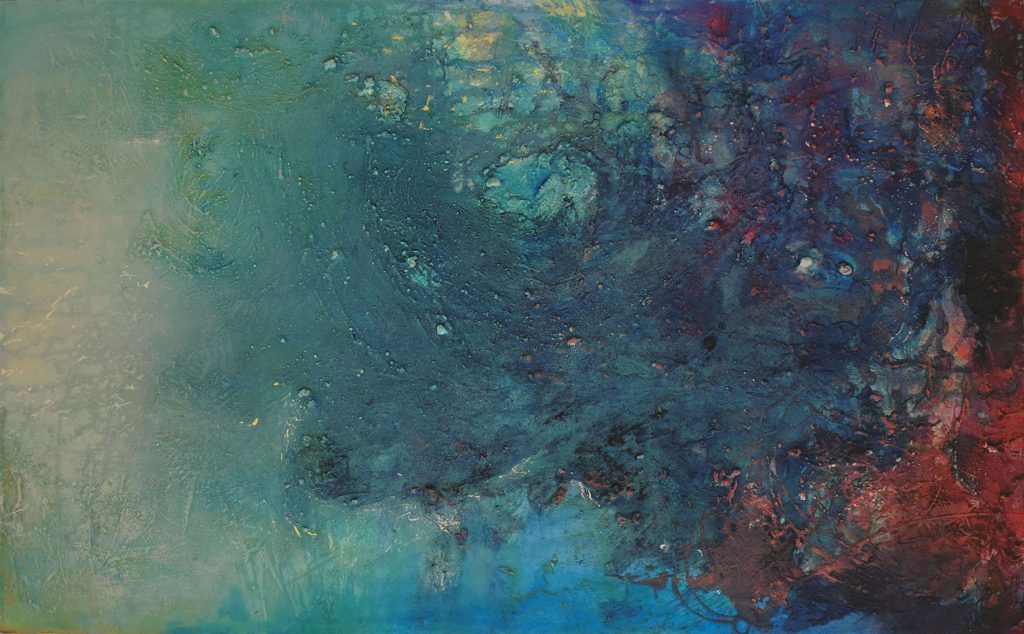 Abstract painting by artist Ivan Grixti
