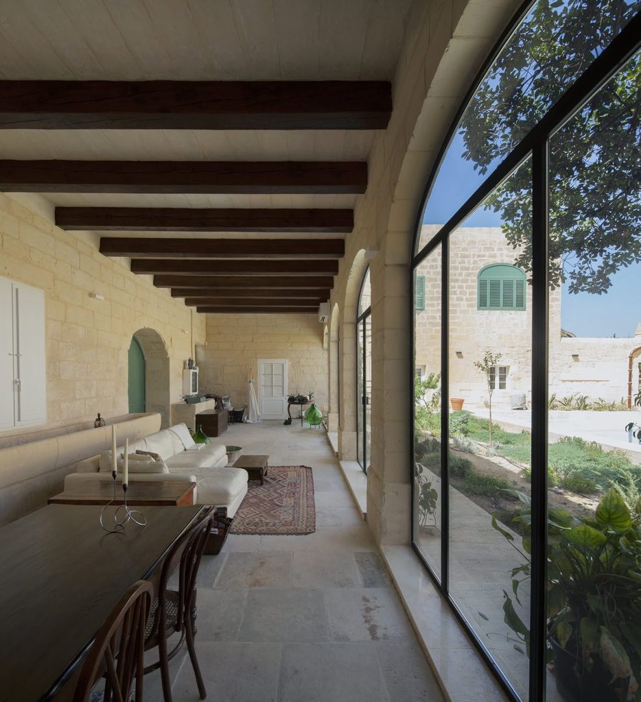 Interior of Maltese 18th century palazzino in Naxxar