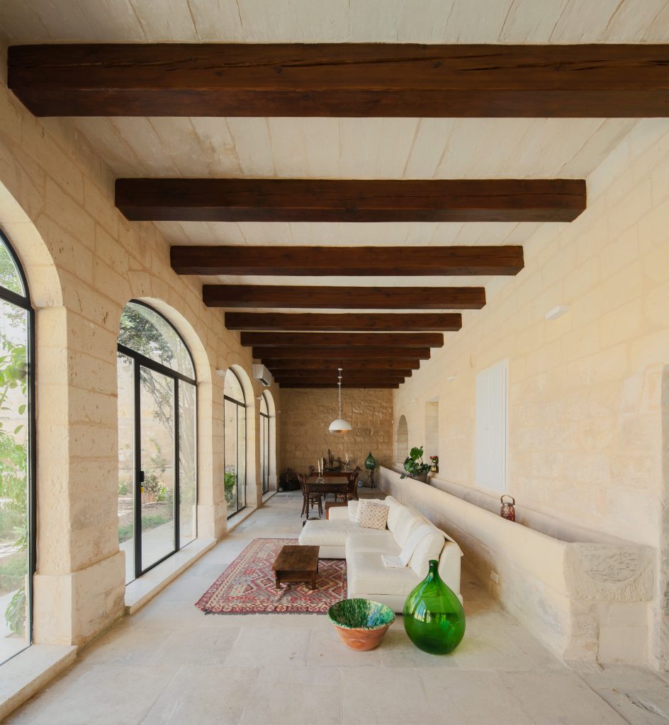 Interior of Maltese 18th century palazzino in Naxxar