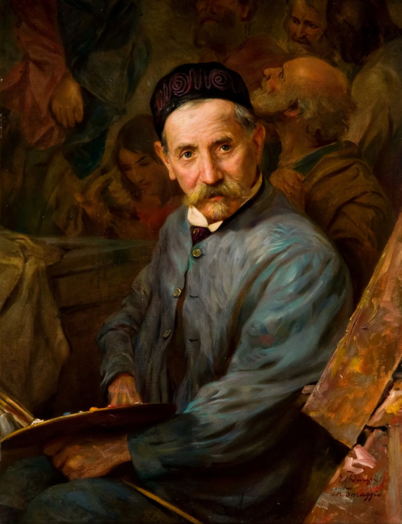 Portrait of Giuseppe Cali painted by Edward Caruana Dingli