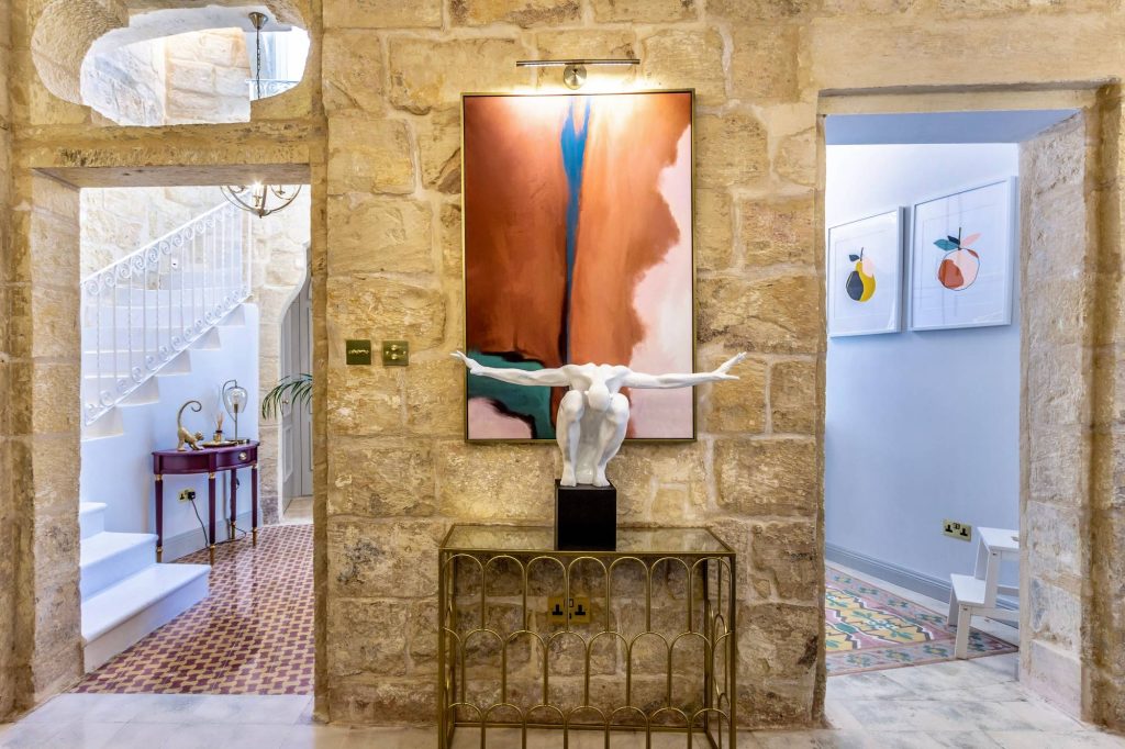 traditional maltese townhouse interior