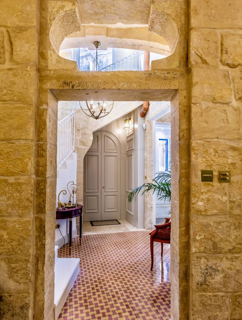 traditional maltese townhouse interior