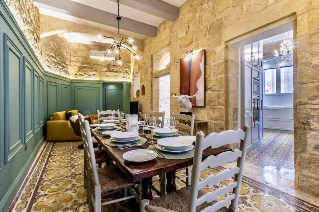 traditional maltese townhouse interior