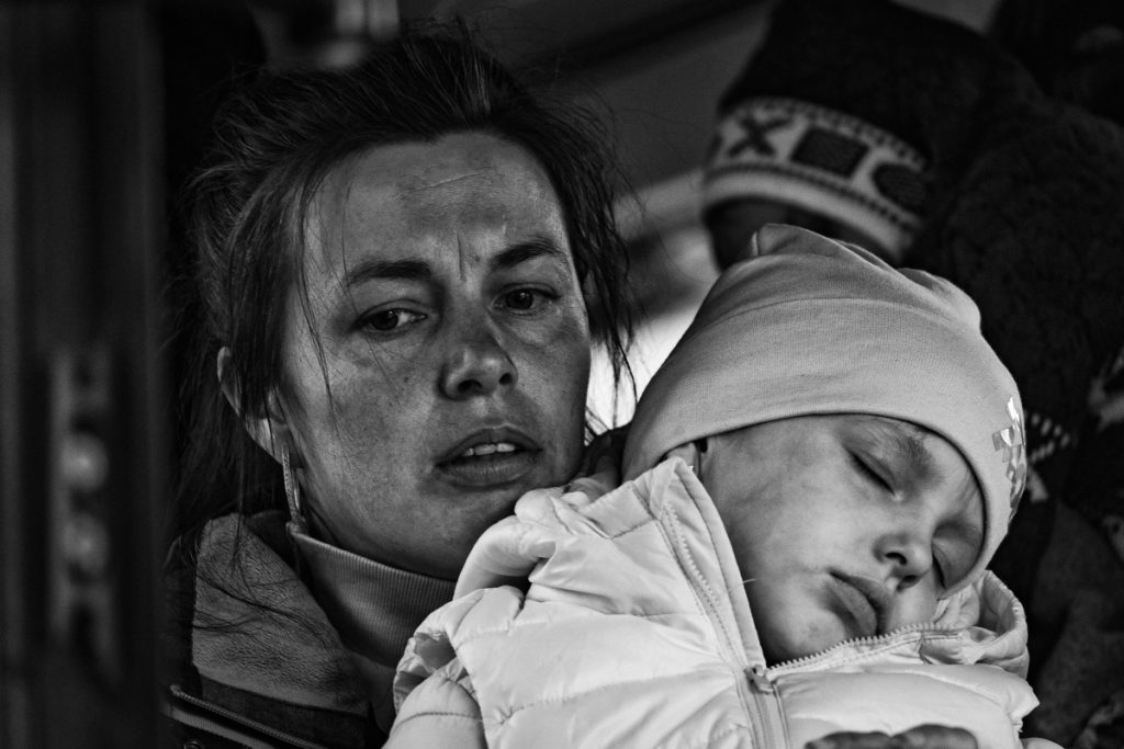 Ukraine-Poland border, 2022. Photo by Darrin Zammit Lupi