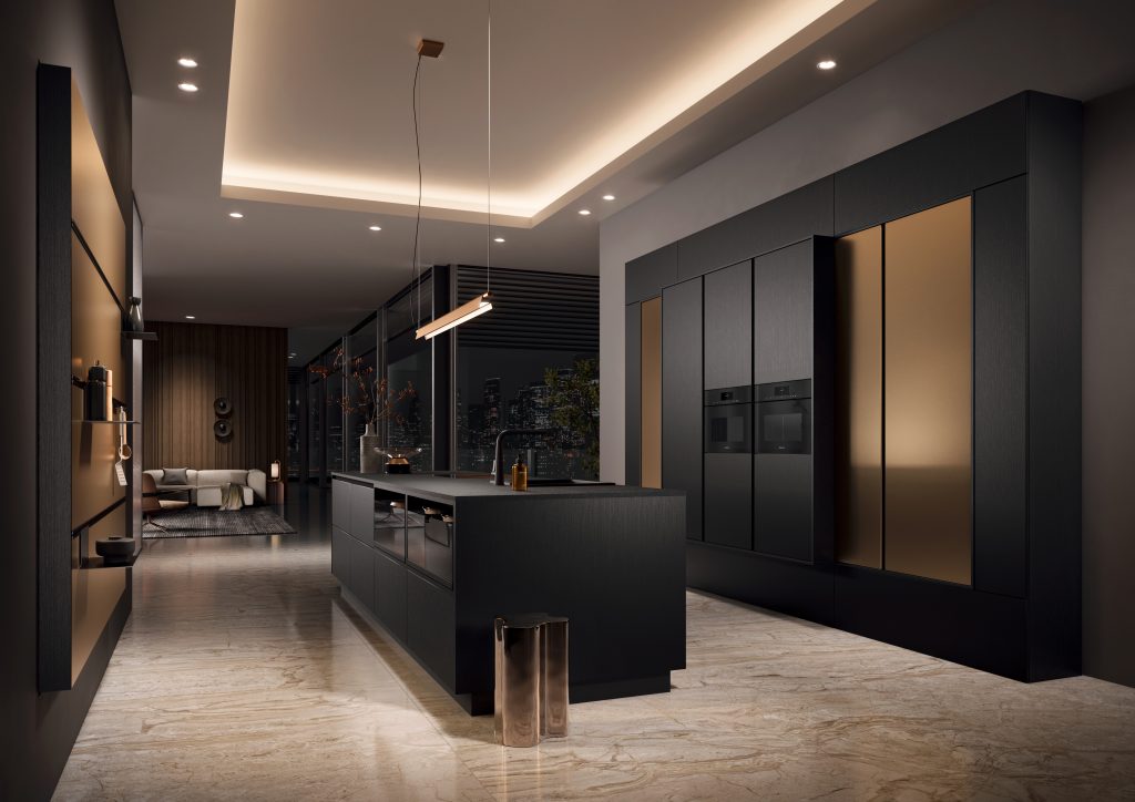 Hacker AV 7070-GL bronze & AV 6088-GL black oak