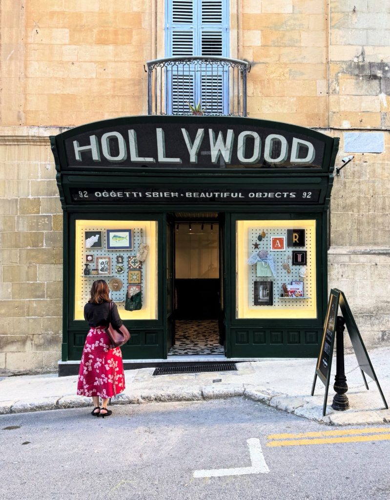 The restored Hollywood shopfront