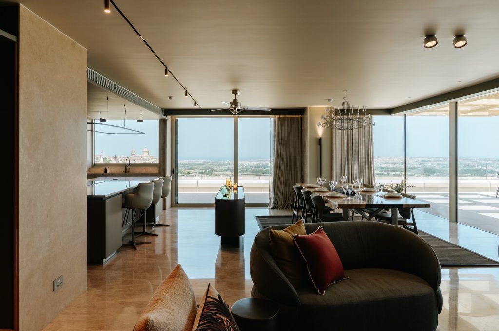 Inside a Panoramic Penthouse at Verdala Terraces
